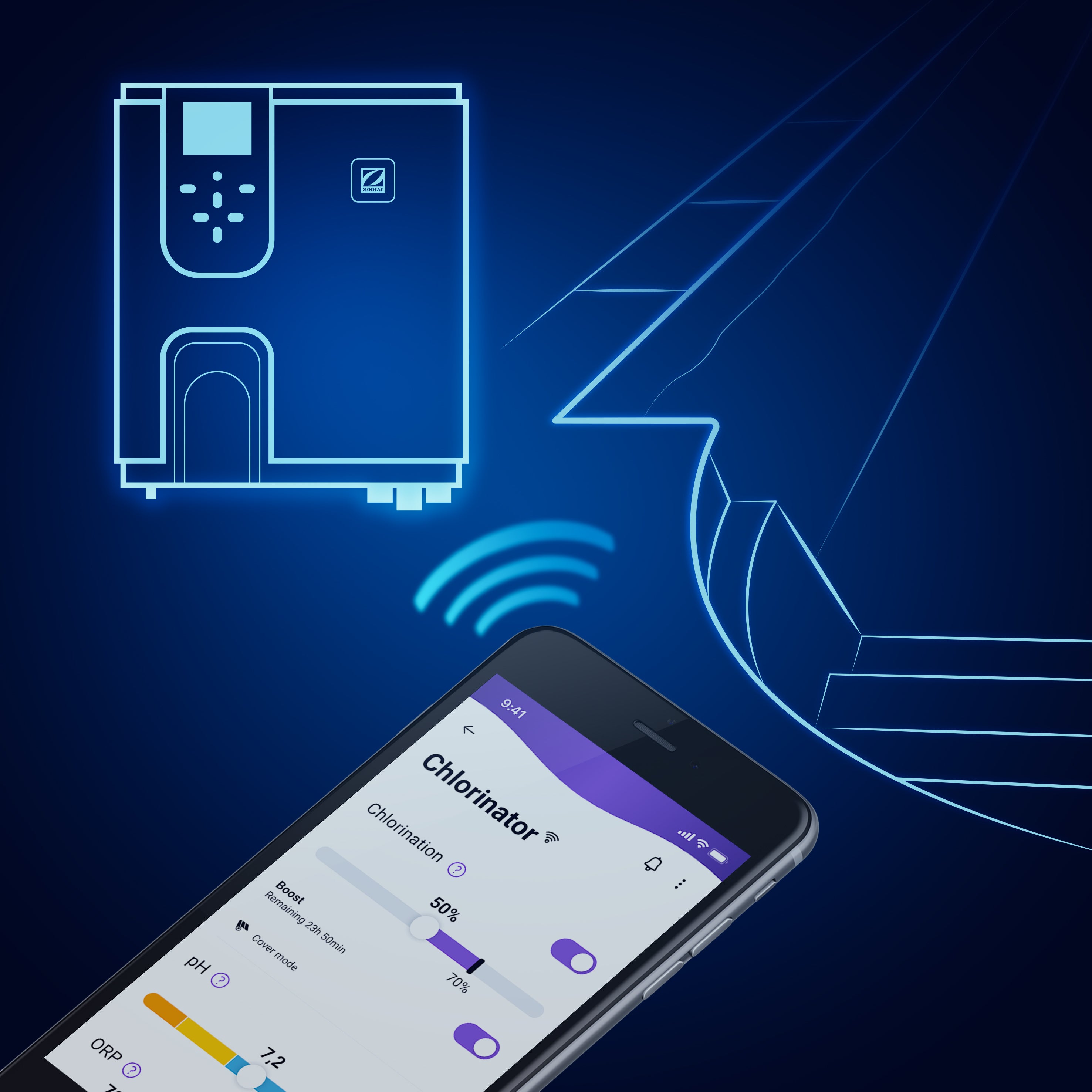 Electrólisis de Sal Zodiac Exo iQ